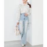 襟付きエアリーフリルブラウス | MAJESTIC LEGON  | 詳細画像3 