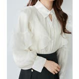 襟付きエアリーフリルブラウス | MAJESTIC LEGON  | 詳細画像31 