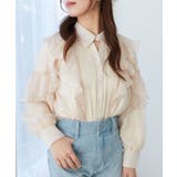 襟付きエアリーフリルブラウス | MAJESTIC LEGON  | 詳細画像38 