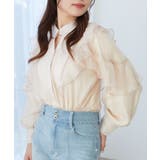 襟付きエアリーフリルブラウス | MAJESTIC LEGON  | 詳細画像39 