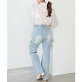 襟付きエアリーフリルブラウス | MAJESTIC LEGON  | 詳細画像5 