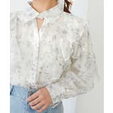 襟付きエアリーフリルブラウス | MAJESTIC LEGON  | 詳細画像9 