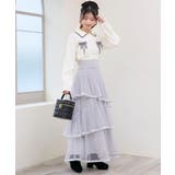 バックレースアップチュールスカート | MAJESTIC LEGON  | 詳細画像13 