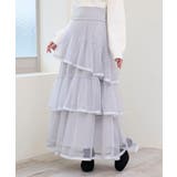 バックレースアップチュールスカート | MAJESTIC LEGON  | 詳細画像16 