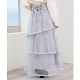 バックレースアップチュールスカート | MAJESTIC LEGON  | 詳細画像17 