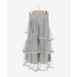 バックレースアップチュールスカート | MAJESTIC LEGON  | 詳細画像27 