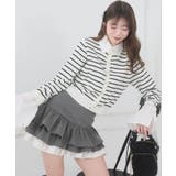 グレー | 異素材ティアードミニスカパン | MAJESTIC LEGON