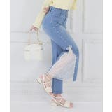 パール×レーススリットデニム | MAJESTIC LEGON  | 詳細画像14 