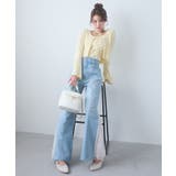 パール×レーススリットデニム | MAJESTIC LEGON  | 詳細画像2 