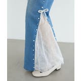 パール×レーススリットデニム | MAJESTIC LEGON  | 詳細画像21 