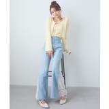 パール×レーススリットデニム | MAJESTIC LEGON  | 詳細画像3 