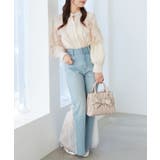 パール×レーススリットデニム | MAJESTIC LEGON  | 詳細画像6 