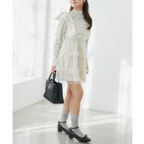 ∞フリルチュールミニワンピース | MAJESTIC LEGON  | 詳細画像14 