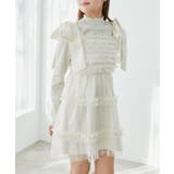 ∞フリルチュールミニワンピース | MAJESTIC LEGON  | 詳細画像17 