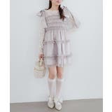 ∞フリルチュールミニワンピース | MAJESTIC LEGON  | 詳細画像21 