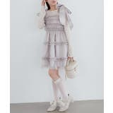 ∞フリルチュールミニワンピース | MAJESTIC LEGON  | 詳細画像22 