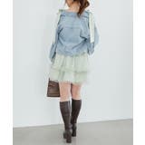 ∞フリルチュールミニワンピース | MAJESTIC LEGON  | 詳細画像9 