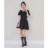 キラメキギャザースリーブミニワンピ | MAJESTIC LEGON | 詳細画像15