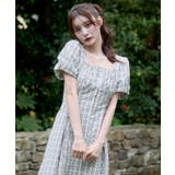 サイドレースアップスクエアネックワンピ | MAJESTIC LEGON | 詳細画像8