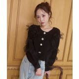 フリルチュールクルーカーディガン | MAJESTIC LEGON  | 詳細画像18 