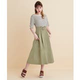 カーキグリーン | バックポイントスカート | MAJESTIC LEGON 