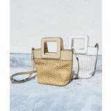 アイボリー | メッシュ編み2wayミニバッグ | MAJESTIC LEGON 