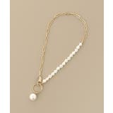 パール×チェーンネックレス | MAJESTIC LEGON  | 詳細画像2 