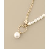 パール×チェーンネックレス | MAJESTIC LEGON  | 詳細画像3 