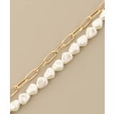 パール×チェーンネックレス | MAJESTIC LEGON  | 詳細画像4 