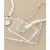 柄Ｂ | パール×チェーンネックレス | MAJESTIC LEGON 