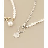 柄Ｃ | パール×チェーンネックレス | MAJESTIC LEGON 