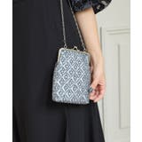 シルバー | 2WAYビーズ刺繍バッグ | MAJESTIC LEGON 