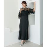 ブラック | 2wayチュールボレロセットドレス | MAJESTIC LEGON 