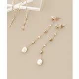 柄Ｂ | 繊細ビジューピアス | MAJESTIC LEGON 