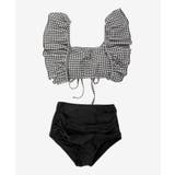 ギンガムフリルスイムウェア/水着 | MAJESTIC LEGON  | 詳細画像10 