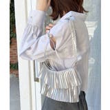 シルバー | シャイニープリーツミニバッグ | MAJESTIC LEGON 