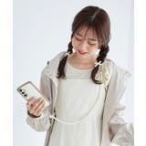 アイボリー | アンニュイリボンスマホショルダー | MAJESTIC LEGON 