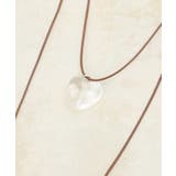 クリアハートコードネックレス | MAJESTIC LEGON  | 詳細画像6 