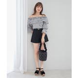 雑材スタッズフリルバッグ | MAJESTIC LEGON  | 詳細画像4 