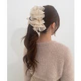 アイボリー | キラキラボリュームヘアクリップ | MAJESTIC LEGON 