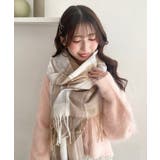 ベージュ柄 | クリーミータッチチェックストール | MAJESTIC LEGON 