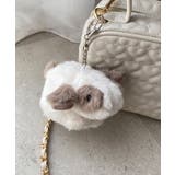 アイボリー柄 | ラビットキーチャーム | MAJESTIC LEGON 