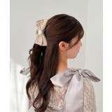 モチーフ付きツイードバレッタ | MAJESTIC LEGON  | 詳細画像2 