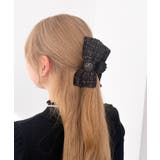 モチーフ付きツイードバレッタ | MAJESTIC LEGON  | 詳細画像4 