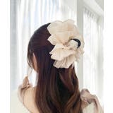 アイボリー | キラキラボリュームヘアクリップ | MAJESTIC LEGON 