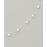 パール×リボンモチーフ2連ネックレス | MAJESTIC LEGON  | 詳細画像12 