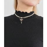 2連パール×リボンネックレス | MAJESTIC LEGON  | 詳細画像2 