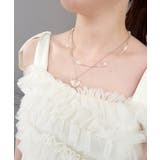 クリアハートモチーフネックレス | MAJESTIC LEGON | 詳細画像2