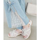 オフ | シアーフリルサンダル | MAJESTIC LEGON