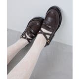 ブラウン | 取り外しリボンクロスローファー | MAJESTIC LEGON 